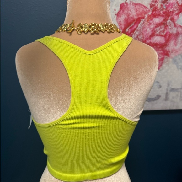 Zella Vibrant Yellow Sleeveless Top 2 for $20 - Picture 2 of 2